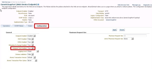 Enable Endpoint Test