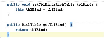 binding code