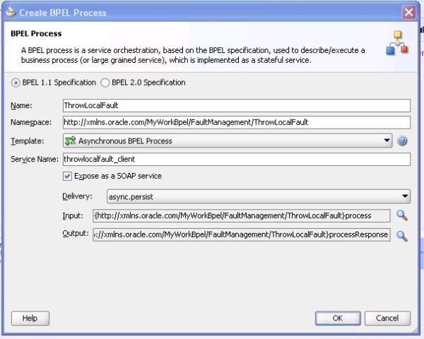 Bpel Process Name
